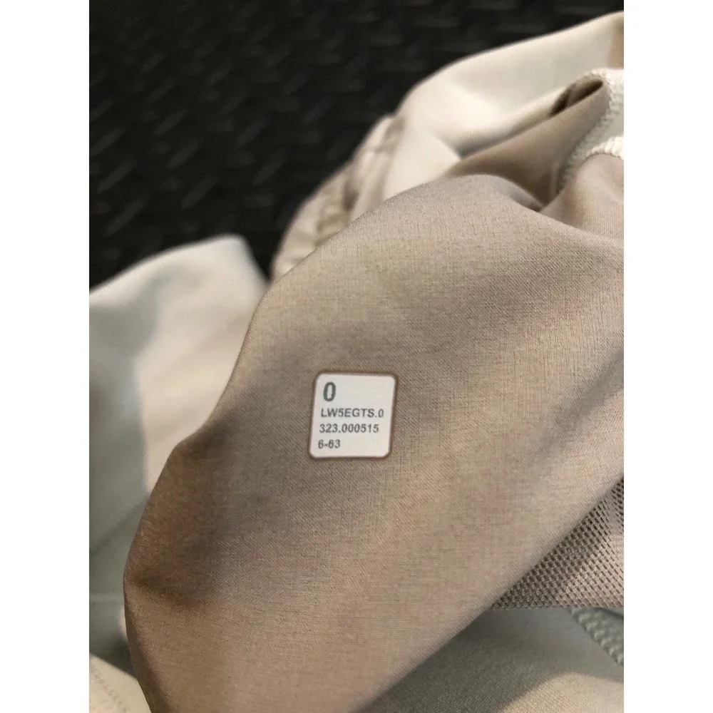 Lululemon Softstreme High-Rise Pant Women 0 Light Ivory Bone Wide Leg LW5EGTS